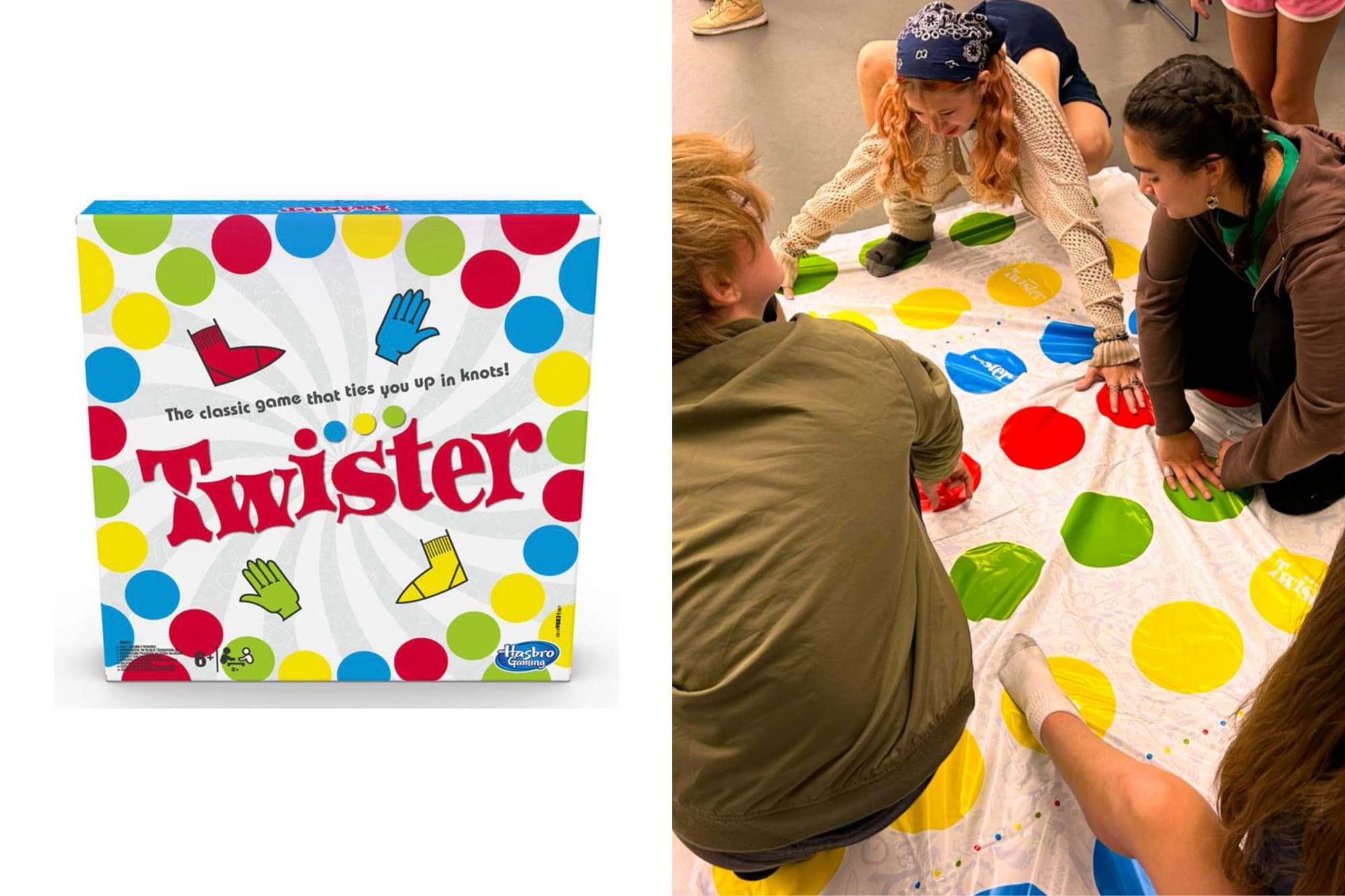 Друзья играют в «Twister»