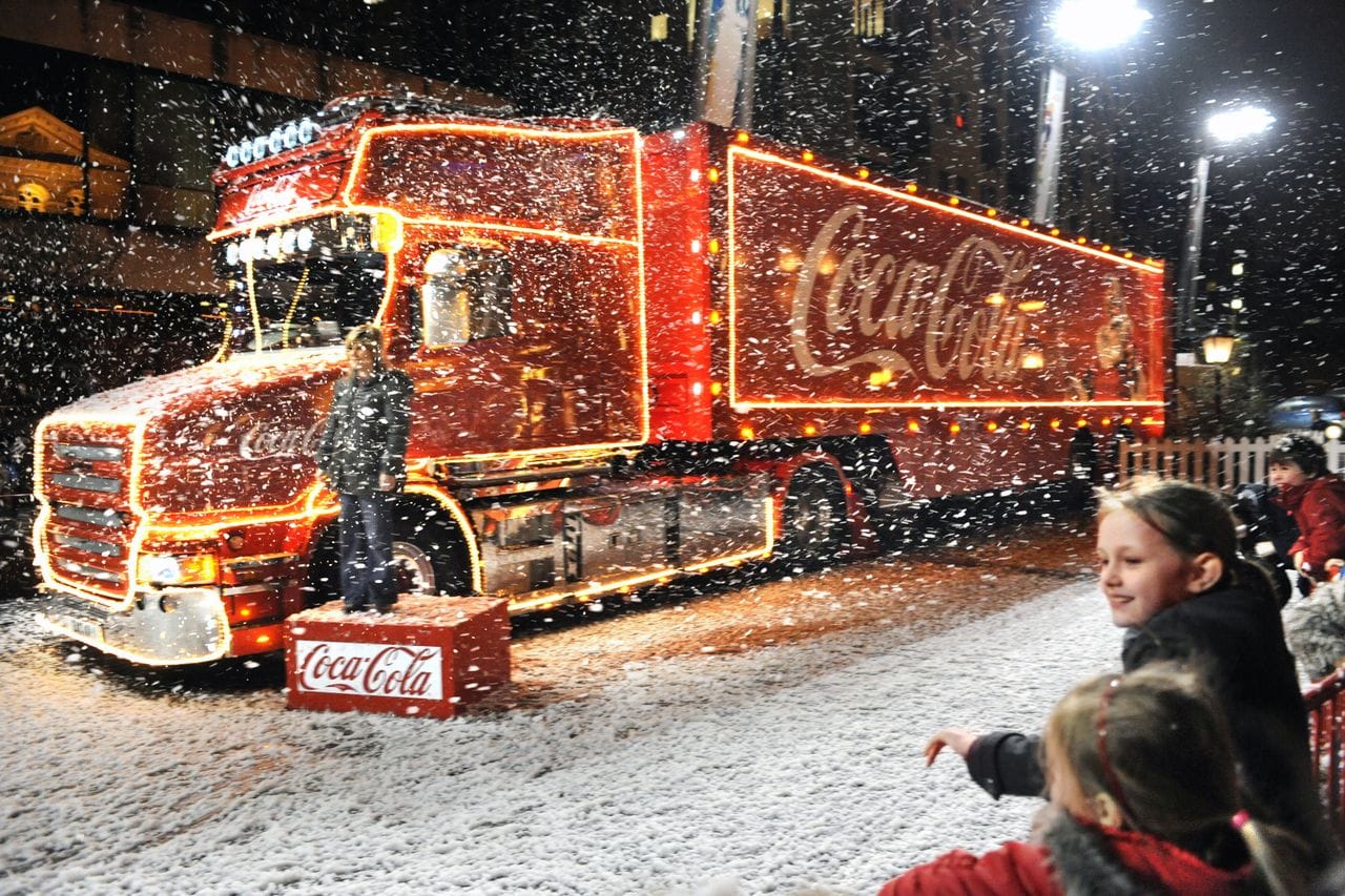Рождественский грузовик Coca-Cola, Ирландия