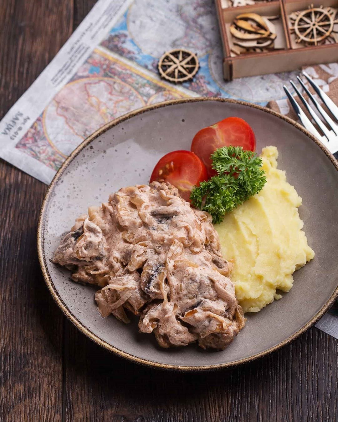 Вариант подачи блюда