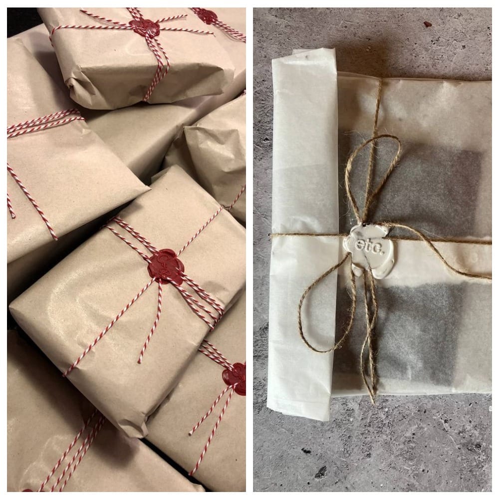 Варианты упаковки с восковой печатью