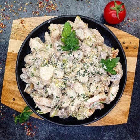 Индейка в сливочном соусе