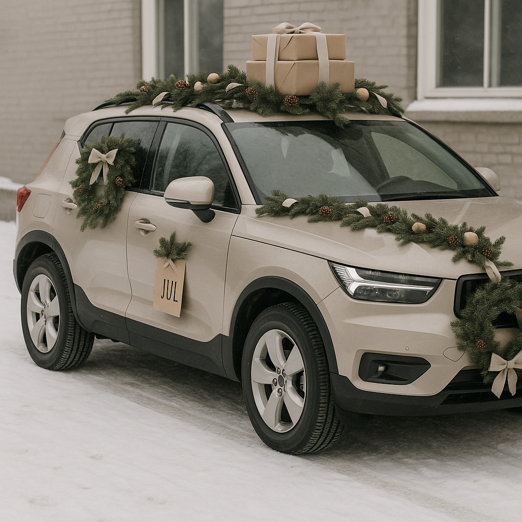 Новогодний декор авто