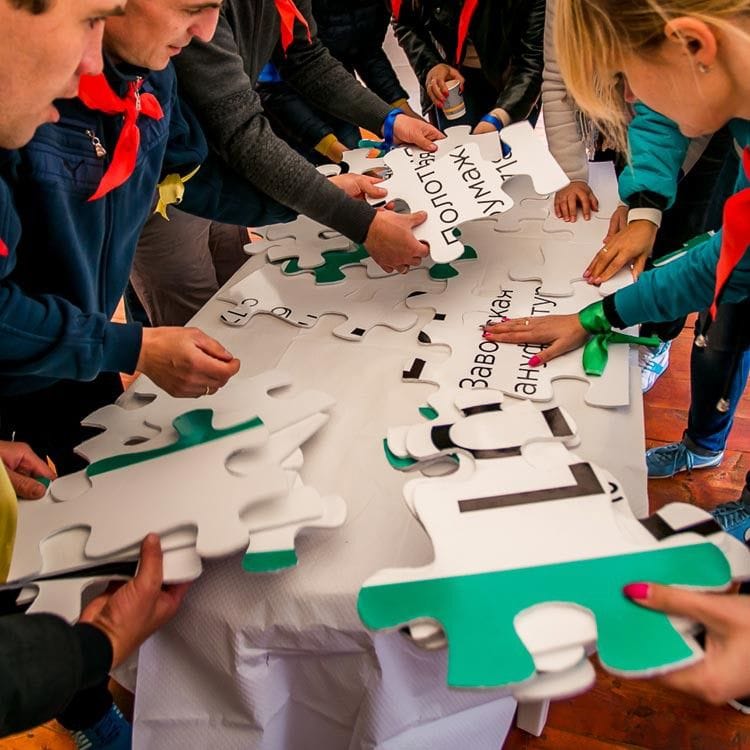 Пример, как будет выглядеть корпоратив.