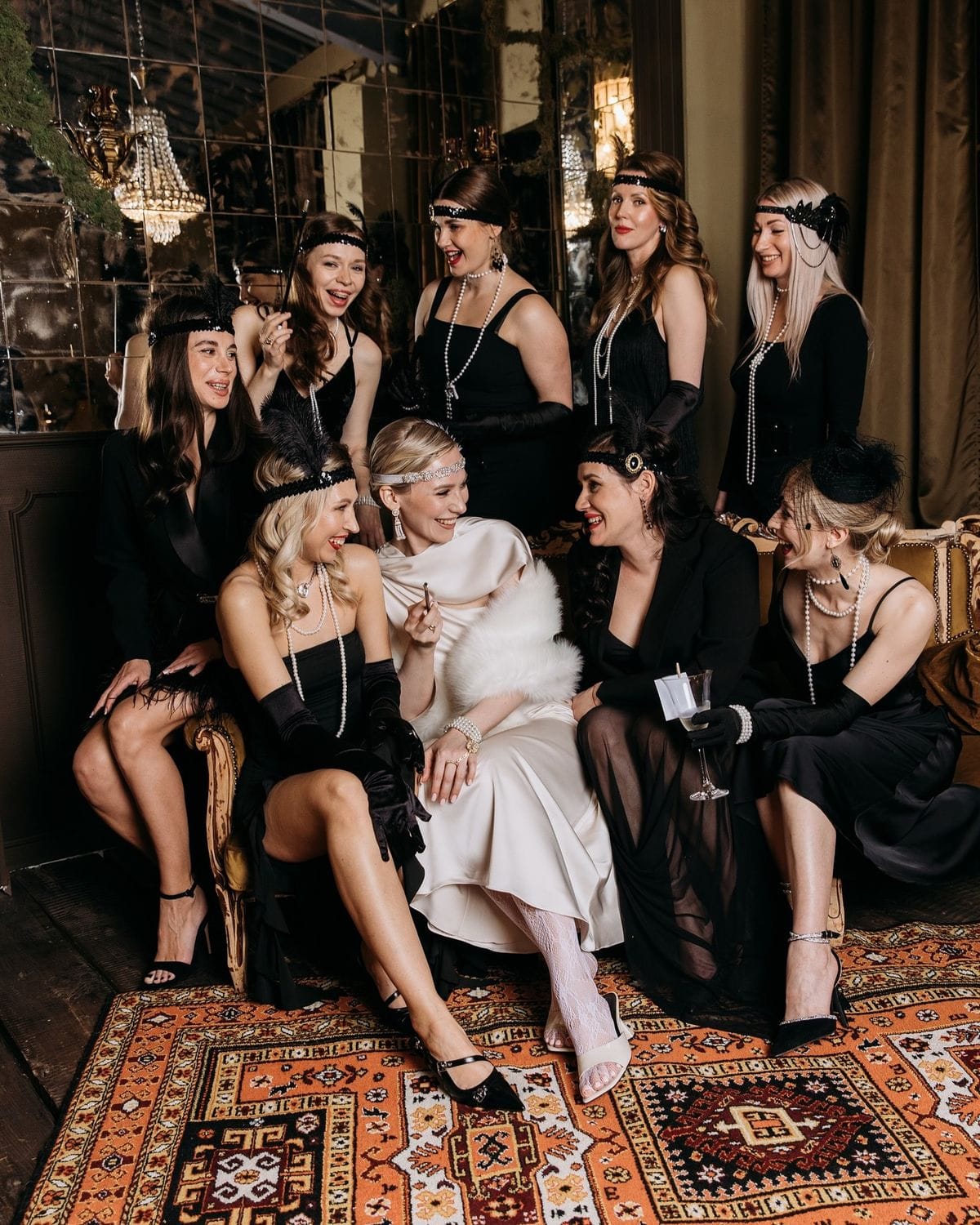 Пример образов для корпоратива в стиле Великий Гэтсби.