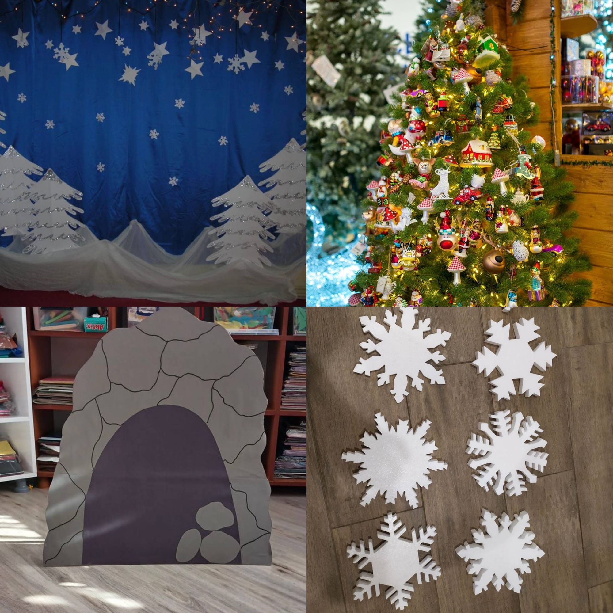 Оформление для утренника «Лиса и украденная ёлка» 