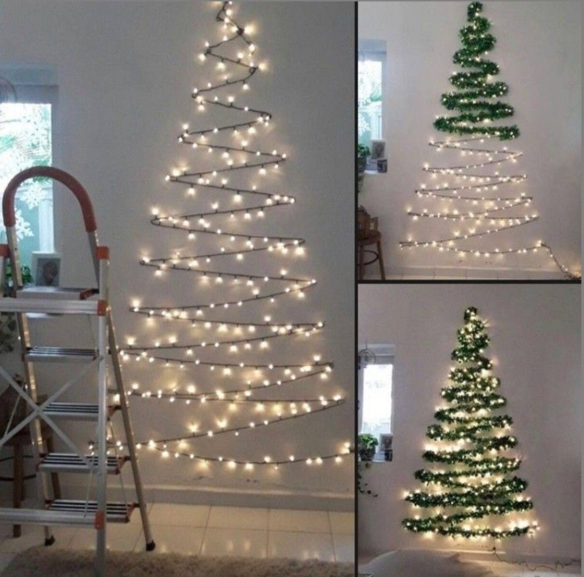 Новогодняя ёлка на стене