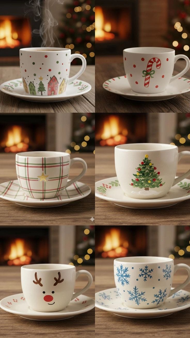 Вот как можно раскрасить кружку. Источник: Pinterest