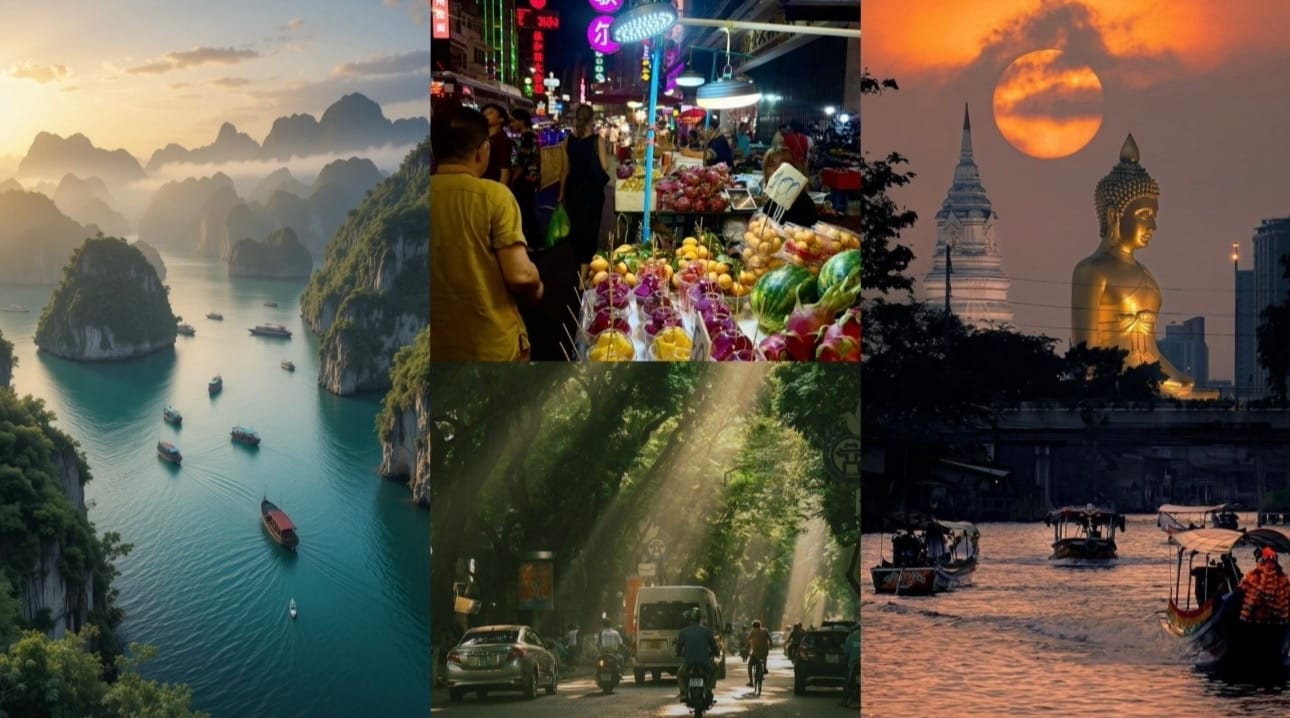 Страны Азии — популярный выбор для длинных поездок. В Таиланд, Вьетнам и Индонезию чаще всего едут на 10-14 дней.